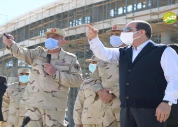 “الرئيس السيسي” يتفقد العاصمة الادارية الجديدة صباح اليوم