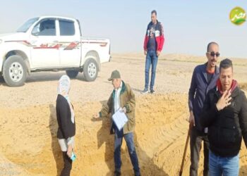 « الزراعة » رغم الطقس السيء  “الفريق البحثي” يواصل دراسات حصر وتصنيف التربة في صحراء “غرب السويس”