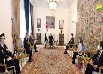 “الرئيس  السيسي” يستقبل ماكينزي “قائد القيادة المركزية الأمريكية” و جوناثان كوهين “سفير الولايات المتحدة الأمريكية” بالقاهرة