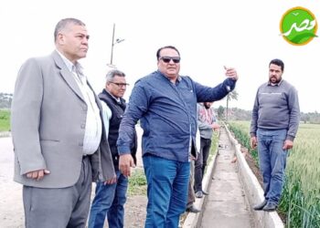 وكيل الزراعة بدمياط يتفقد المراوى الحقليةالمبطنة  ويتابع الزراعات الشتوية