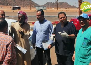 قافلة بيطرية بجنوب سيناء