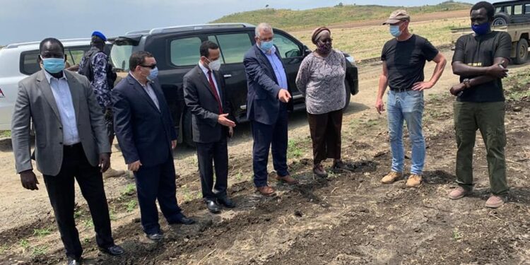 «وزير الزراعة» يزور عدة مشروعات زراعية بجنوب السودان ويطلع على وسائل الزراعة 1 وزير الزراعة في زيارة لبعض المشروعات الزراعية بجنوب السودان