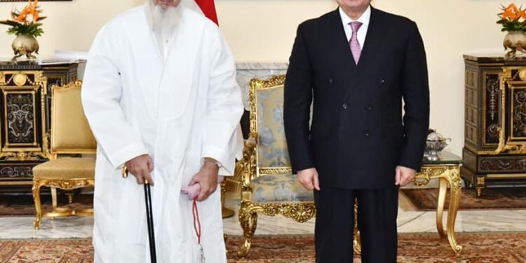 «الرئيس السيسي» يستقبل “مفضل سيف الدين” سلطان طائفة “البهرة” بالهند