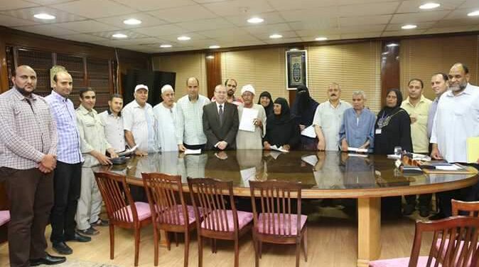 لجنة "استرداد الأراضي" تسلم 35 ألف عقد تقنين للمواطنين 1 لجنة “استرداد الأراضي” تسلم 35 ألف عقد تقنين للمواطنين