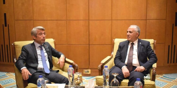 «وزير الري» يلتقي نظيره اللبناني على هامش أسبوع القاهرة الرابع للمياه 1 أسبوع القاهرة الرابع للمياه