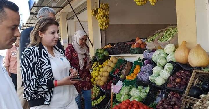 مدير المجالس الزراعية تتفقد منافذ البيع بالبحر الأحمر 1 المجالس الزراعية