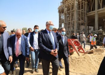 «القصير” ومحافظ الغربية يتفقدان الأعمال الإنشائية بمركز الخدمات الزراعية بقرية نهطاي