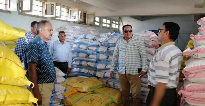 وكيل زراعة دمياط يتابع توافر أسمدة وتقاوي المحاصيل الشتوية