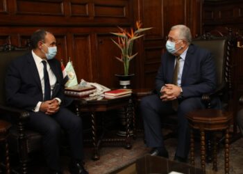 «القصير» يلتقى سفير مصر الجديد في بروكسل