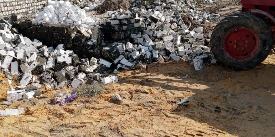 إزالة التعديات على الأراضي الزراعية