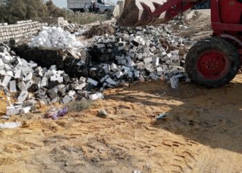 إزالة التعديات على الأراضي الزراعية