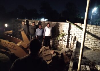 حملة ليلية لإزالة التعديات