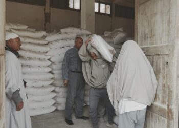 عملية صرف الأسمدة