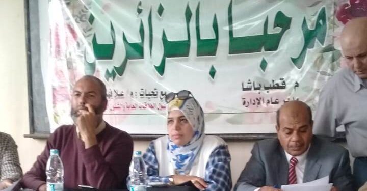 اجتماع للإدارة المركزية للبساتين بمديري الجمعيات الزراعية في بلبيس 1 الإدارة المركزية للبساتين