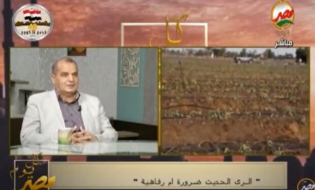 رئيس وحدة الري الحقلي يوجه بضرورة استخدام الري الحديث