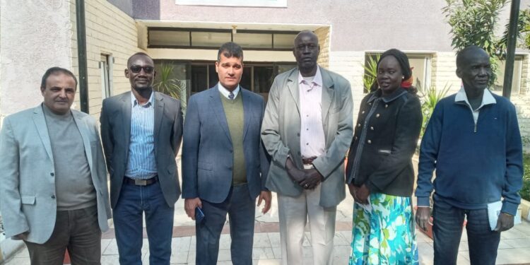 التناسليات الحيوانية تستقبل وفد من جنوب السودات للتدريب 1 التناسليات الحيوانية