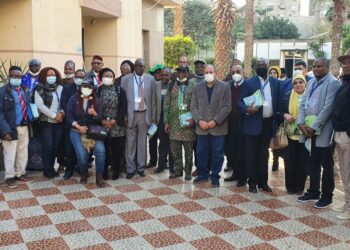 وفد علمي نيجيري يتفقد معهد بحوث الهندسة الزراعية