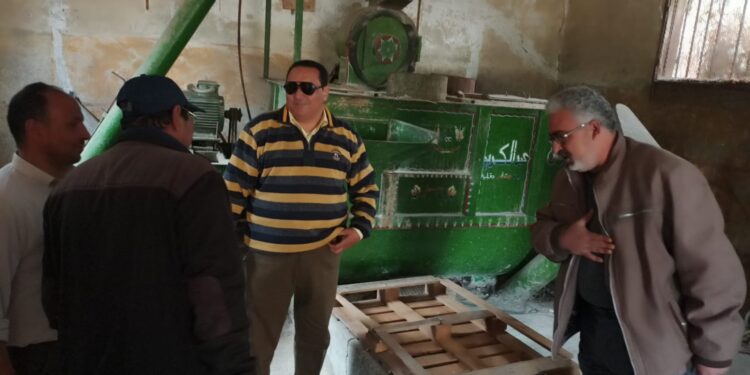 وكيل زراعة دمياط يتفقد زراعات القمح ومشروعات المجلس الزراعي 1 الإدارة الزراعية بفارسكور