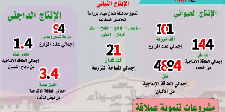 بمناسبة عيدها القومي: "شمال سيناء".. التعمير والتنمية الخضراء فى أرض الفيروز 1 شمال سيناء