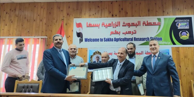محطة بحوث سخا تُكرم فريق استنباط أرز سخا سوبر 300 بقيادة د. حمدي الموافي 1 محطة بحوث سخا