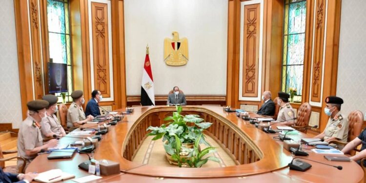 الرئيس السيسي يتابع تطورات الموقف التنفيذي لعدد من المشروعات القومية للإنتاج الزراعي 1 الرئيس السيسي