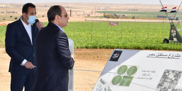 مشروع مستقبل مصر الزراعي .. "عبدالحكيم" يمثل 50 % من مشروع الدلتا الجديدة 1 مشروع مستقبل مصر الزراعي .. “عبدالحكيم” يمثل 50 % من مشروع الدلتا الجديدة