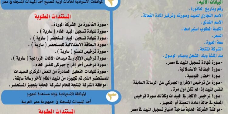 دليل خدمات وزارة الزراعة