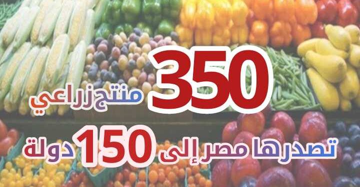 "أرقام في الزراعة".. تعرف على عدد المنتجات الزراعية التي تصدرها مصر إلى الخارج 1 أرقام في الزراعة