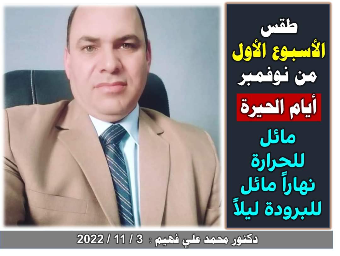 مستشار وزير الزراعة يقدم نصائح هامة للمزارعين لمواجهة تقلبات درجات الحرارة 12 محمد فهيم
