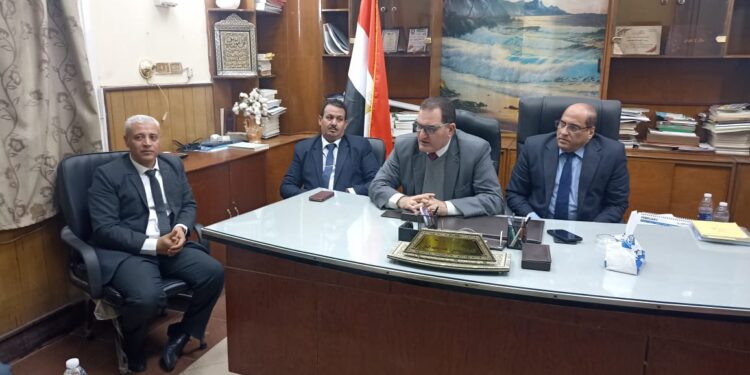 وفد من قيادات الزراعة يتابع أعمال الجمعيات والمشروعات الزراعية في بني سويف 1 الزراعة