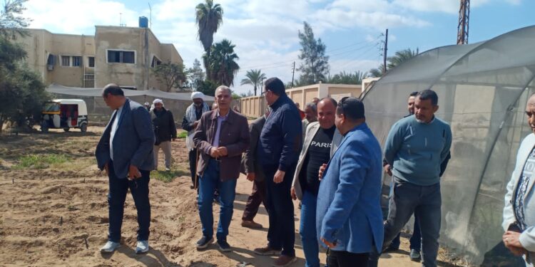 "الزراعة" تتفقد المزرعة البحثية بالقصاصين ومشروع النظم الزراعية بالقنطرة 1 الزراعة