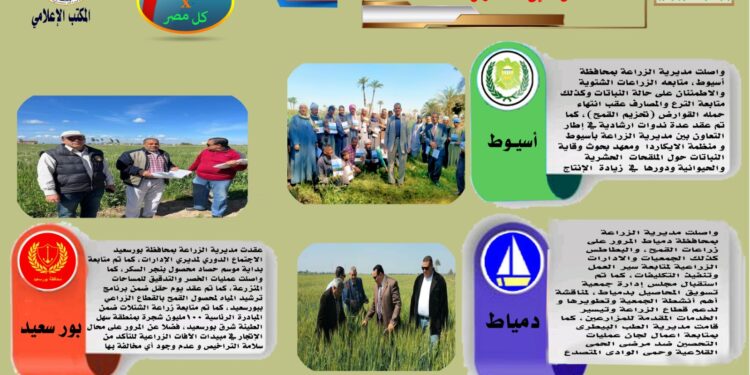 انفوجراف وفيديو..تعرف على أنشطة وجهود مديريات الزراعة والطب البيطري خلال الفترة من ٧ وحتى ١٣ مارس الجاري 1 انفوجراف وفيديو..تعرف على أنشطة وجهود مديريات الزراعة والطب البيطري خلال الفترة من ٧ وحتى ١٣ مارس الجاري