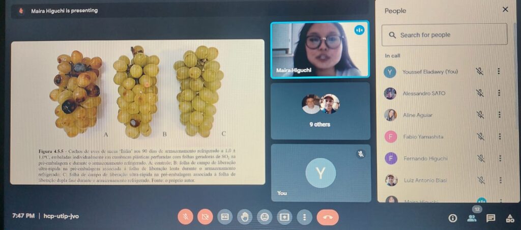 د. يوسف خميس ضمن لجنة مناقشة رسالة دكتوراه في مجال أمراض العنب بجامعة لوندرينا بالبرازيل 4 WhatsApp Image 2023 03 02 at 2.21.17 PM 1