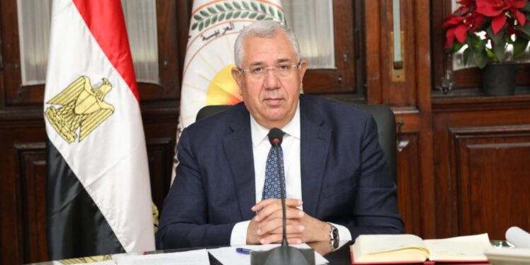 السيد القصير، وزير الزراعة واستصلاح الأراضي