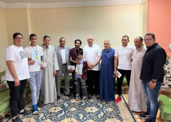 وزير الزراعة يشارك في تكريم أبناء قريته الفائزين بالبطولة الدولية في الكيك بوكسينج بالأردن