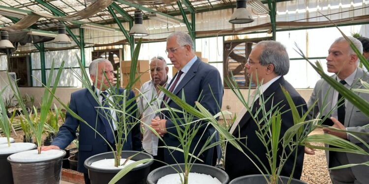 وزير الزراعة يتفقد البرامج البحثية لإنتاج التقاوي ويجتمع بقيادات الوزارة 1 وزير الزراعة يتفقد البرامج البحثية لإنتاج التقاوي ويجتمع بقيادات الوزارة