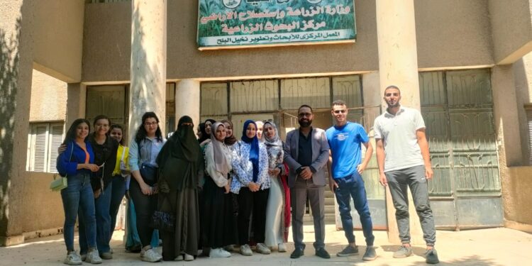 "المعمل المركزي للنخيل" يبدأ التدريب الصيفي لطلاب كلية الزراعة جامعة المنيا 1 المعمل المركزي للنخيل