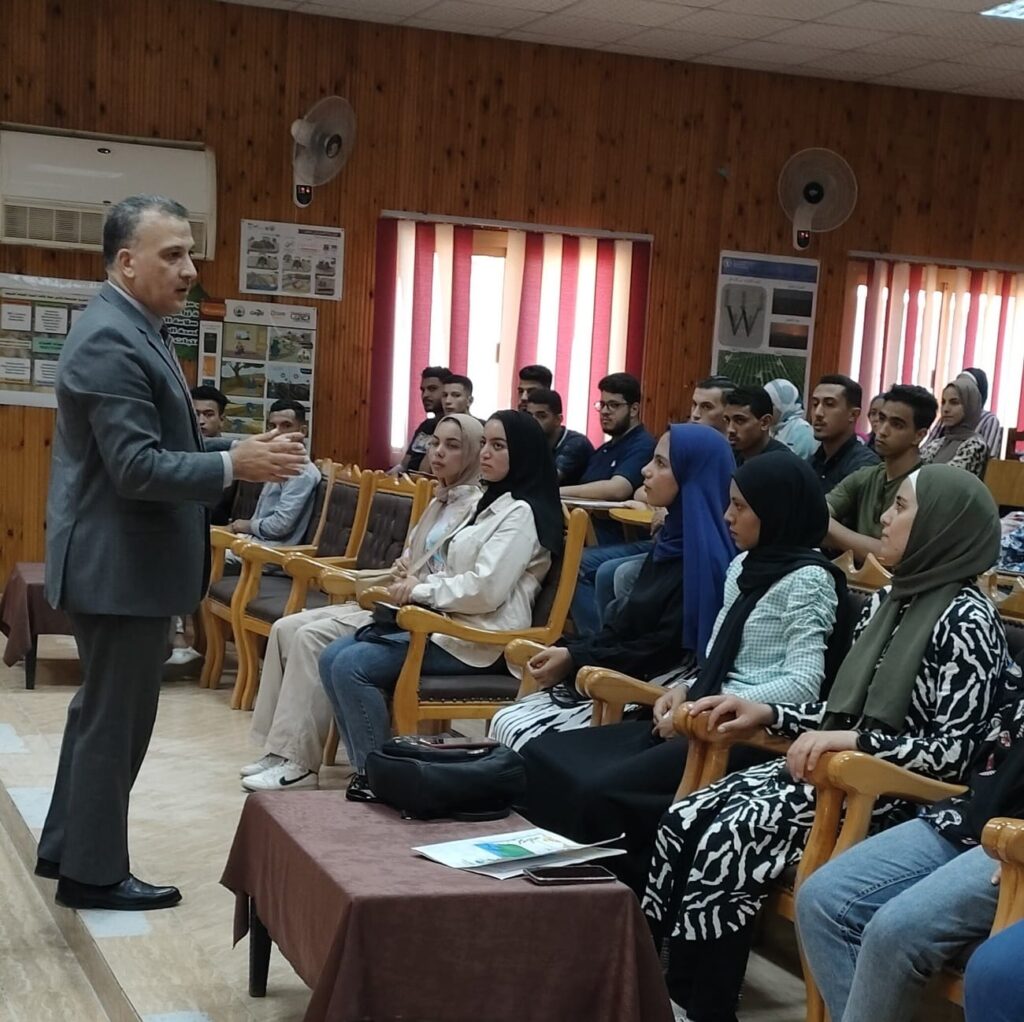 محطة بحوث سخا تستقبل طلاب زراعة دمنهور وتختتم تدريب التنمية البشرية 12 محطة بحوث سخا