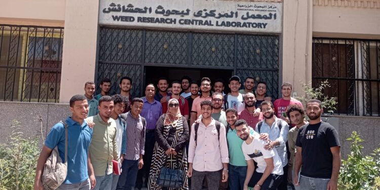 المركزي لبحوث الحشائش ينفذ تدريب صيفي لعدد ٢٥٨ طالبا من  كليات الزراعة بالجامعات المختلفة 1 بحوث الحشائش