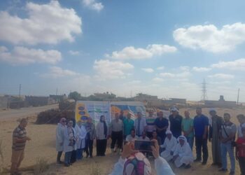 قافلة بيطرية لعلاج مواشي صغار المربين فى شمال سيناء والمحافظ يشكر وزير الزراعة