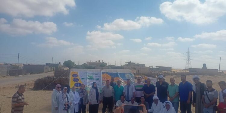 قافلة بيطرية لعلاج مواشي صغار المربين فى شمال سيناء والمحافظ يشكر وزير الزراعة