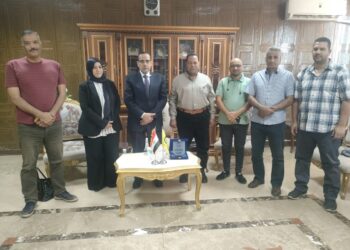 محافظ شمال سيناء يستقبل أعضاء قافلة بيطرية لمعهد بحوث التناسليات الحيوانية