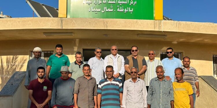 رئيس مركز بحوث الصحراء يتفقد المحطات البحثية بشمال سيناء 1 بحوث الصحراء