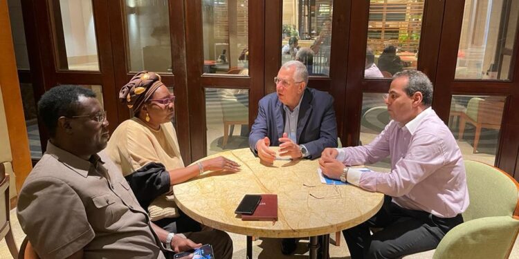 وزير الزراعة يلتقي بوزراء الزراعة في جنوب السودان وزامبيا وجامبيا ويبحث معهم آفاق التعاون المشترك 1 وزير الزراعة