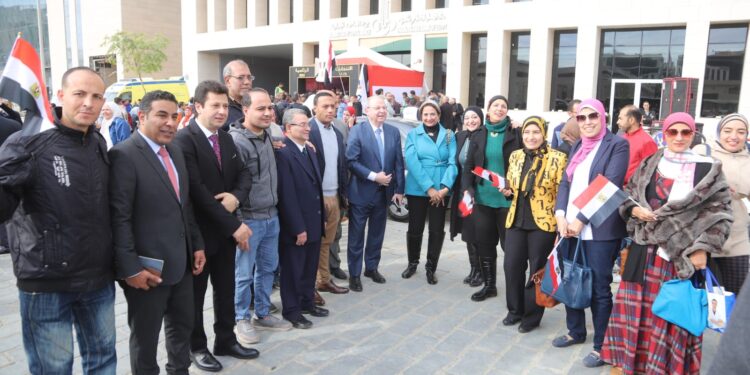 قيادات وزارة الزراعة والعاملين بها يدلون بأصواتهم في الانتخابات الرئاسية بلجنة الوافدين في العاصمة الإدارية 1 الانتخابات الرئاسية