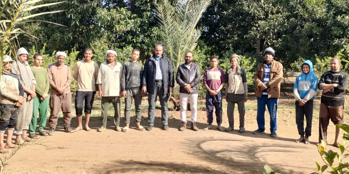 المعمل المركزي للنخيل ينظم يوم حقلي بقرية أبا الوقف بمغاغة