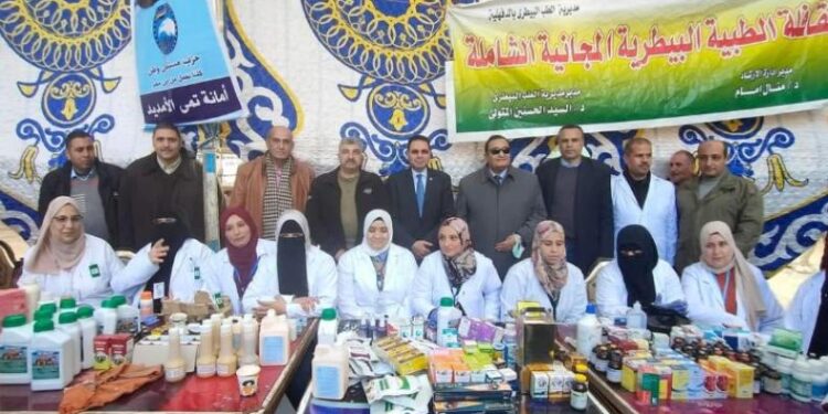 الزراعة تظم قافلة الخير البيطرية المجانية الثامنة لعلاج مواشي صغار المربين فى الدقهلية 1 الزراعة تظم قافلة الخير البيطرية المجانية الثامنة لعلاج مواشي صغار المربين فى الدقهلية