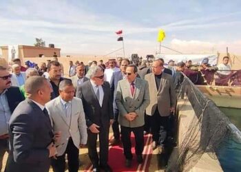شوشة وفرحات يفتتحان الصيد بمزرعة أم شيحان السمكية بمحافظة شمال سيناء