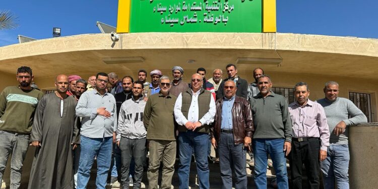 رئيس بحوث الصحراء يتفقد أعمال التطوير بمحطة بحوث بالوظة بشمال سيناء 1 رئيس بحوث الصحراء يتفقد أعمال التطوير بمحطة بحوث بالوظة بشمال سيناء