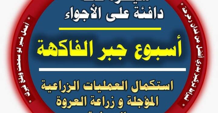 د. محمد فهيم يقدم نصائح للمزارعين لتلافي أضرار ارتفاع درجات الحرارة 1 درجات الحرارة